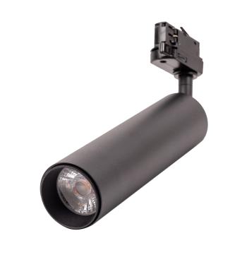 LED Solution Čierny lištový LED reflektor 15W 3F Premium Farba svetla: Studená biela 361