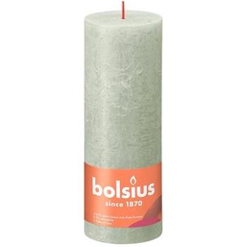BOLSIUS rustikálna stĺpová hmlová zelená 190 × 68 mm (8717847143051)