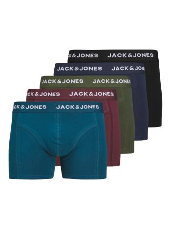 Jack&Jones 5 PACK - pánske boxerky 12259076 Navy Blazer XL