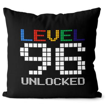 Vankúš Level unlocked (vek: 96, Velikost: 55 x 55 cm)