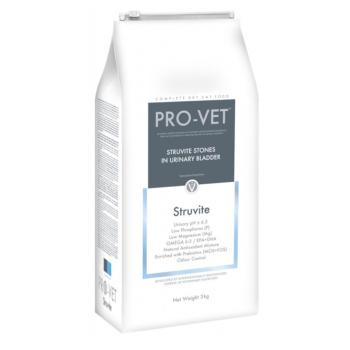 PRO-VET Struvite granule pre mačky s močovými kameňmi 3 kg