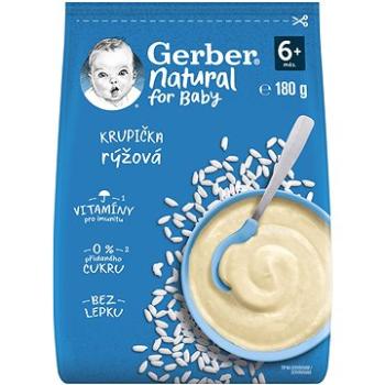 GERBER Natural ryžová krupica 180 g (8445290491084)