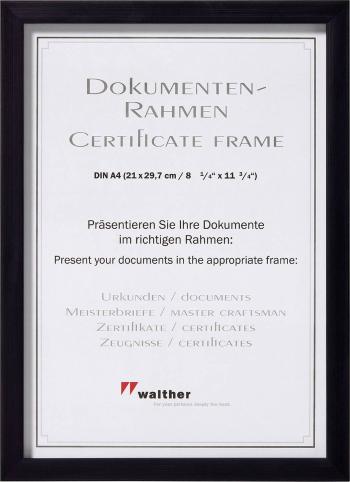 walther+ design JK-130-B vymeniteľný fotorámček Formát papiera: 20 x 15 cm  čierna