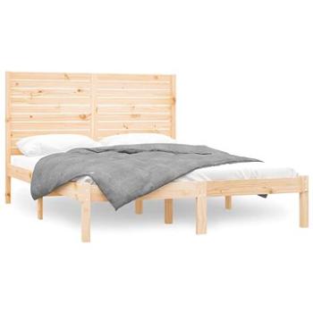 Rám postele masívne drevo 120 × 200 cm, 3104603