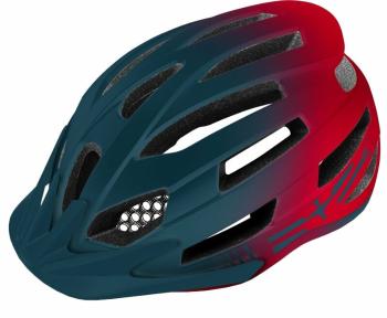 R2 Spirit Helmet Petrol Green/Red M Prilba na bicykel