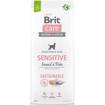 Brit Care Dog Sustainable s hmyzom a rybou Sensitive 12 kg (8595602559190)