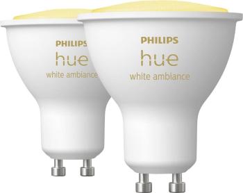 Philips Lighting Hue LED žiarovka (sada 2 ks) 871951434012100 En.trieda 2021: G (A - G) Hue White Ambiance GU10 Doppelpa