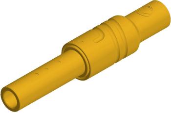 SKS Hirschmann KUN S bezpečnostna lamelová zásuvka zásuvka, rovná Ø pin: 4 mm žltá 1 ks