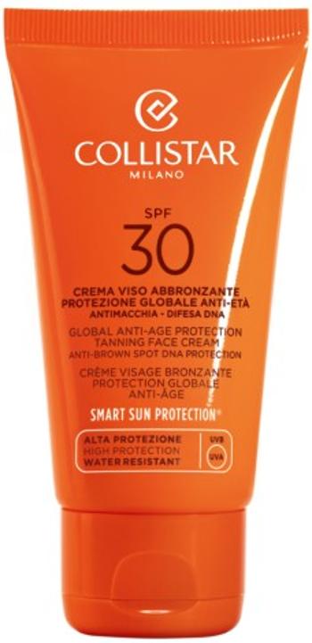 Collistar Ochranný krém na tvár pre intenzívne opálenie SPF 30 (Tanning Face Cream) 50 ml