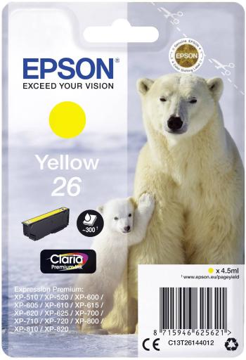 Epson Ink T2614, 26 originál  žltá C13T26144012