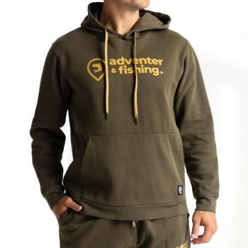 Adventer & fishing mikina bavlnená khaki - xxl