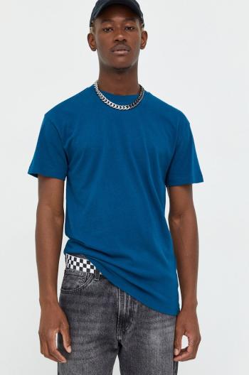 Bavlnené tričko Abercrombie & Fitch jednofarebné