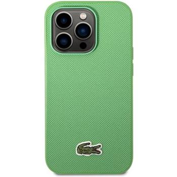 Lacoste Iconic Petit Pique Logo Zadný Kryt na iPhone 14 Pro Green (LCHCP14LPVCN)