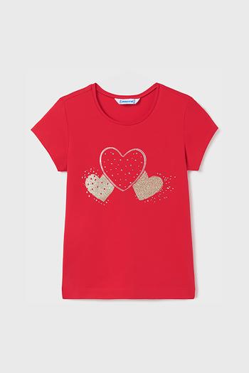 Dievčenské tričko Mayoral Hearts