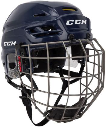 CCM Hokejová prilba Tacks 310 Combo SR Modrá L