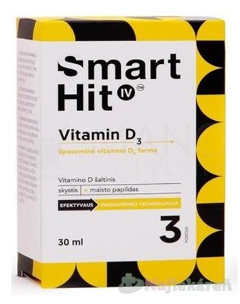 SmartHit IV Vitamin D3 roztok 30 ml