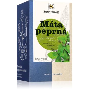 SONNENTOR Mentha piperita BIO bylinný čaj dvojkomorové vrecúško 18x1 g