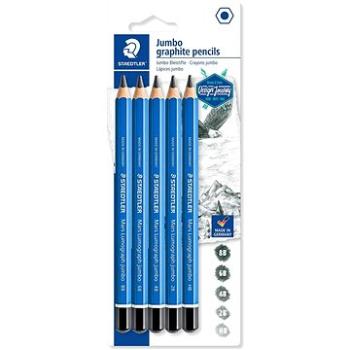 Staedtler Design Journey Lumograph Jumbo, šesťhranná – sada 5 tvrdostí (4007817052099)