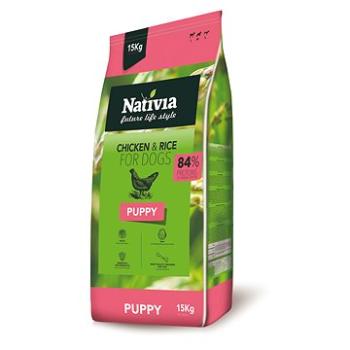 Nativia Puppy – Chicken & Rice 15 kg (8595045402169)