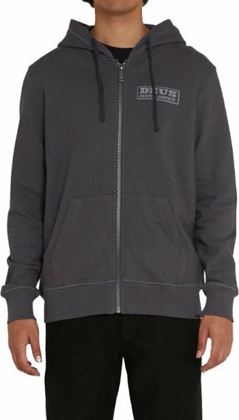 Deus Ex Machina Canyons Zip Thru Hoodie Shadow Grey 3XL Mikina