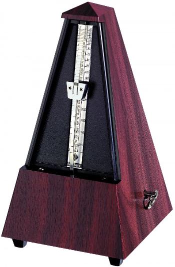 Wittner Metronome Pyramid shape Mahogany grain