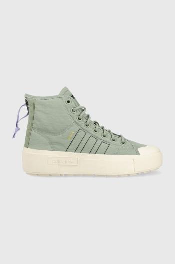 Tenisky adidas Originals Nizza Bonega X W dámske, zelená farba