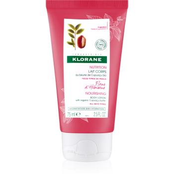 Klorane Cupuaçu Bio Fleur d'Hibiscus výživné telové mlieko 75 ml