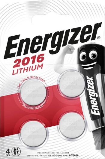 Energizer CR2016 gombíková batéria  CR 2016 lítiová 90 mAh 3 V 4 ks