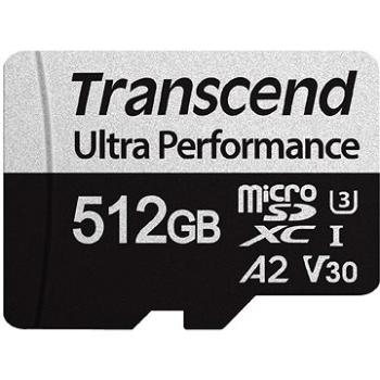 Transcend microSDXC 512 GB 340S + SD adaptér (TS512GUSD340S)