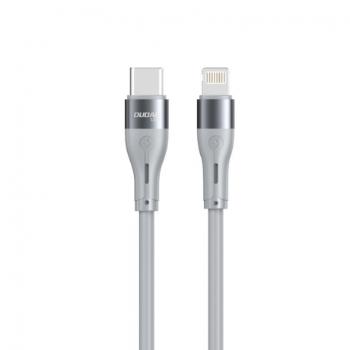 Dudao L6H kábel USB-C / Lightning PD 65W 1m, sivý (L6H gray)