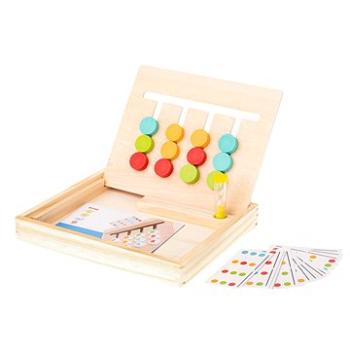 Drevená vzdelávacia hračka zápas farby box (ikonka_KX7203)