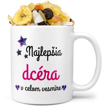 Hrnček Najlepšia dcéra vo vesmíre (Náplň hrnčeka: Tropická zmes)