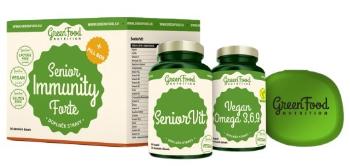 GREENFOOD NUTRITION Senior Immunity Forte + Pillbox 2 x 60 kapsúl