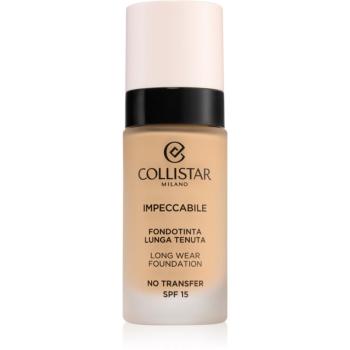 Collistar Impeccabile Long Wear Foundation dlhotrvajúci make-up SPF 15 3N Natural 30 ml