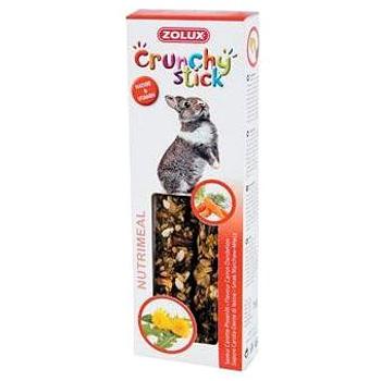 Zolux Pochúťka CRUNCHY STICK pre králiky mrkva/púpava (3336022092370)