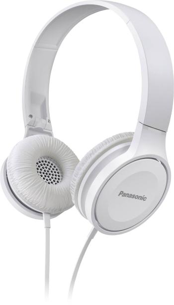 Panasonic RP-HF100ME   slúchadlá On Ear na ušiach zložiteľná, Headset biela
