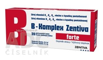 B-Komplex forte Zentiva tbl flm 1x20 ks