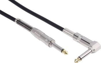 Paccs HIC35BK060SD hudobné nástroje kábel [1x jack zástrčka 6,35 mm - 1x jack zástrčka 6,35 mm] 6.00 m čierna