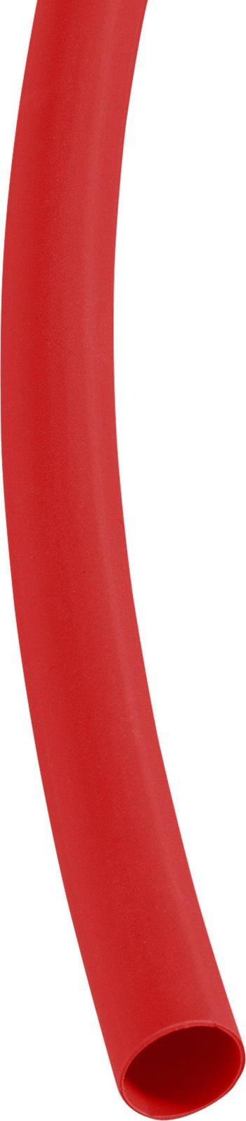 Zmršťovacia bužírka 6/2 mm, červená, 1 m