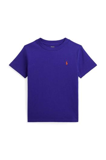 Detské bavlnené tričko Polo Ralph Lauren jednofarebný