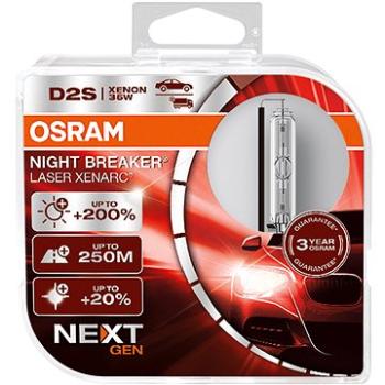 Osram Xenarc D2S Night Breaker Laser Next. gen+200 % Duo Box (66240XNN-HCB)