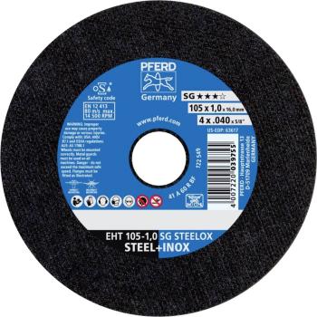 PFERD EHT 105-1,0 SG STEELOX/16,0 69121043 rezný kotúč rovný  105 mm 16 mm 25 ks