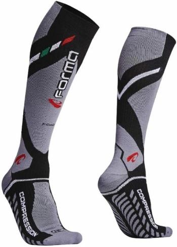 Forma Boots Ponožky Road Compression Socks Black/Grey 39/42