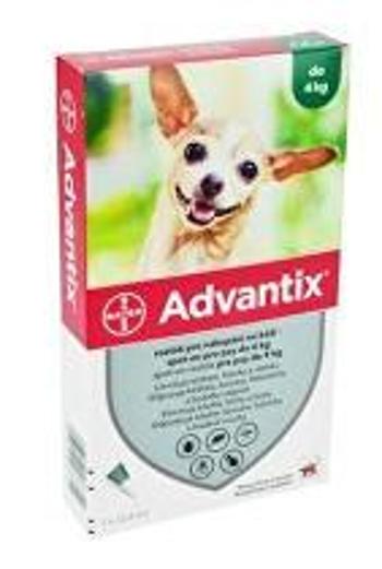 Advantix Spot On 1x0,4ml pre psy do 4kg (1 pipeta) + ponožky zadarmo