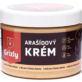 GRIZLY Arašidové maslo s bielou čokoládou 500 g (8595678400259)