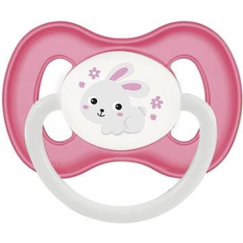 Canpol babies Cumlík kaučukový 0 – 6 mesiacov ružový (5901691811874)
