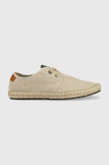 Espadrilky Pepe Jeans TOURIST béžová farba, PMS10316