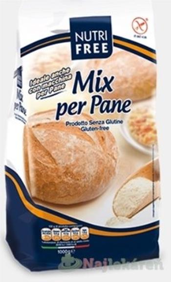 NutriFree Mix per Pane, zmes na prípravu bieleho bezgluténového chleba, 1000g