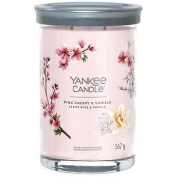 YANKEE CANDLE Signature 2 knôty Pink Cherry & Vanilla 567 g (5038581143507)