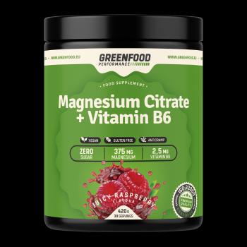 GreenFood Performance Mg Citrate+B6 raspberry 420g